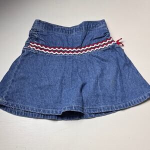 TKS Girl's Denim Skater Skirt Sz 6
